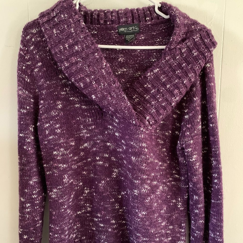 Women's Purple Sweater Large